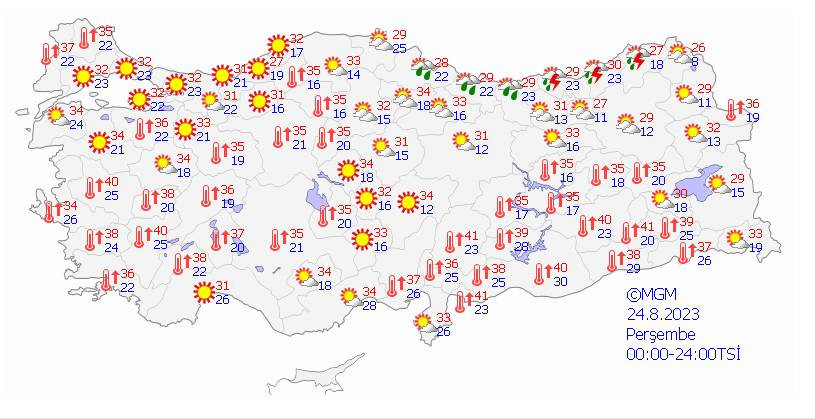 Meteoroloji’den o bölgelere sağanak uyarısı. İşte yurdun geneli yanarken serinleyecek bölgeler - Resim: 17